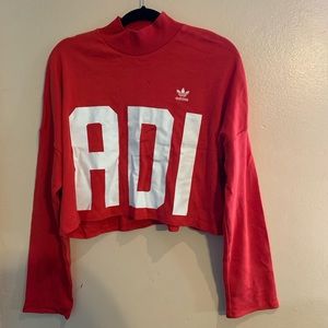 Adidas cropped sweater